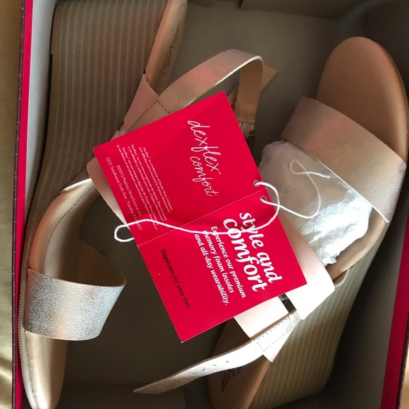 Dexflex comfort sandal wedges - Picture 3 of 8